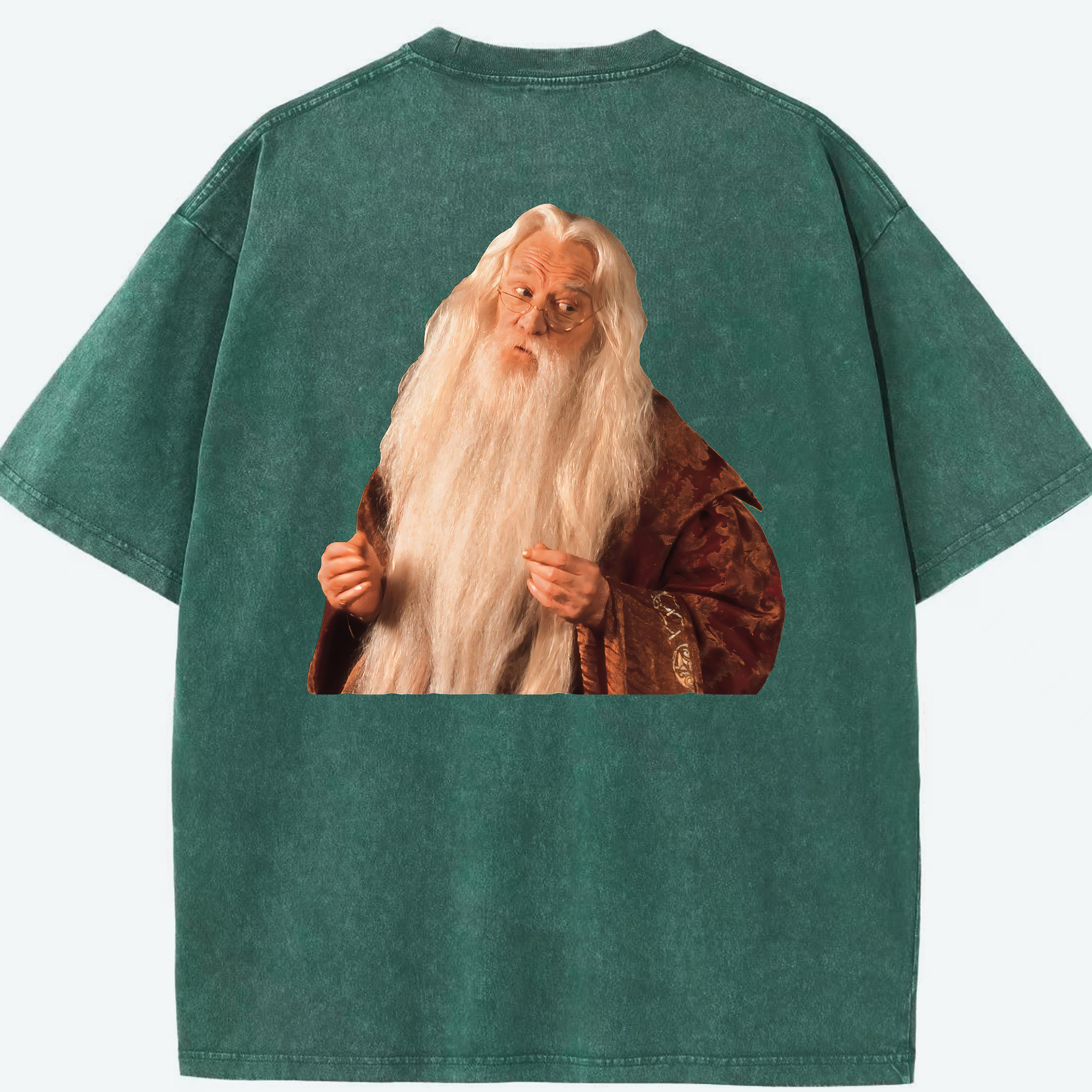 （画像用） Harry Potter ハリー・ポッターシリーズ 綿100% ヴィンテージ風 半袖Tシャツ（背面プリント）